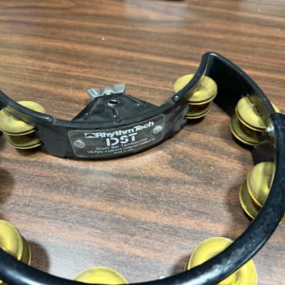Rhythm Tech - DST - Drum Set Tambourine - Black w/Brass Jingles - Mount image 2