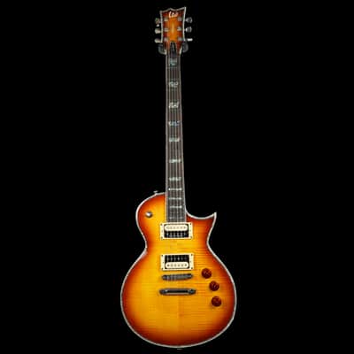 ESP LTD EC-1000 Deluxe, Amber Sunburst image 3