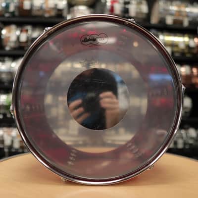 Vintage 70s Ludwig 9x13" Vistalite Tom (Red Acrylic) image 12