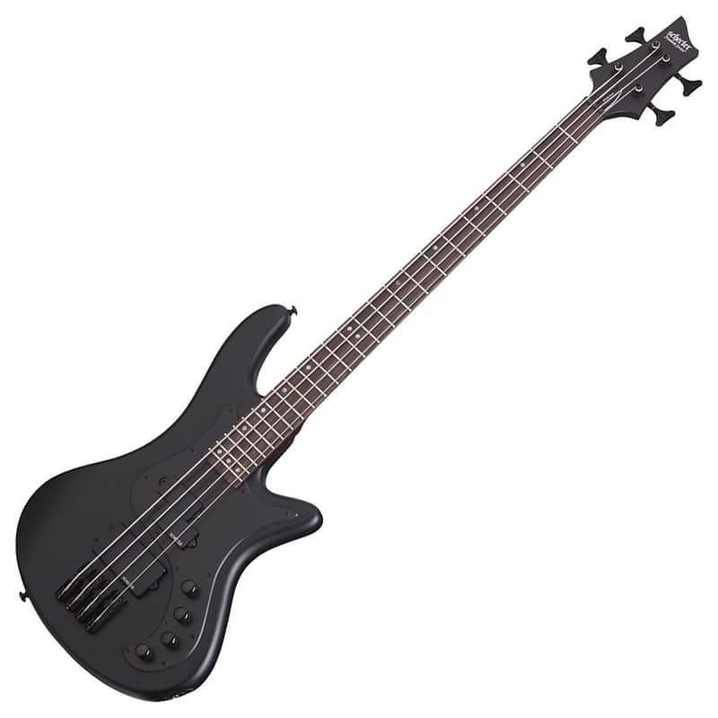 Schecter Stiletto Stealth Satin Black | Reverb