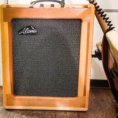 Alamo Challenger Guitar Amp Jensen 10" Tube  1964 Natural Wood image 1