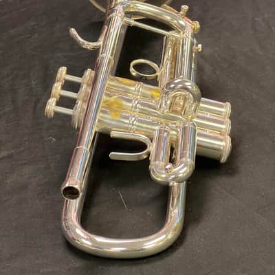 Silver Plated Vincent Bach 229 Large Bore ‘C’ Trumpet 25H Lead Pipe image 7