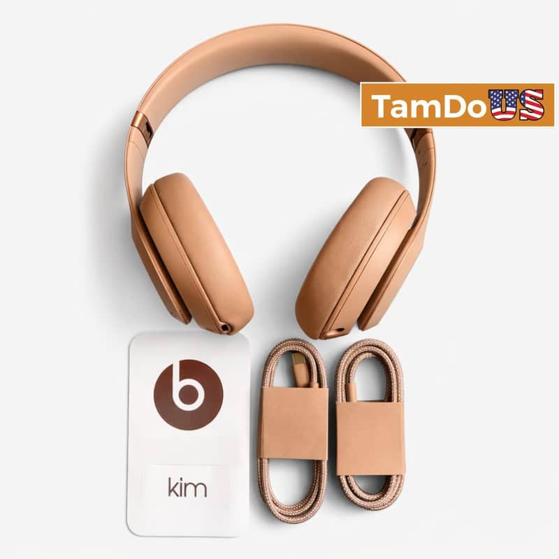Beats Studio Pro x Kim Kardashian Wireless Over-Ear Headphones Dune MW673LL/A image 1