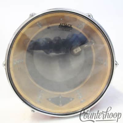 Slingerland 12x8"Red Satin Flame Pearl COB Brass Tom Drum Vintage 60s Sound King image 7