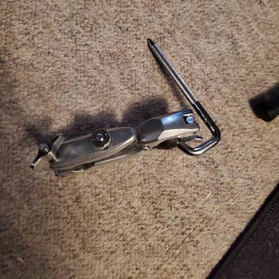 Tama MC69 FastClamp Single Tom Holder with Ball and L-Rod Mount 2010s - Chrome image 2