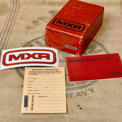 MXR Dyna Comp w/Box & Paperworl 1980 - Red image 4