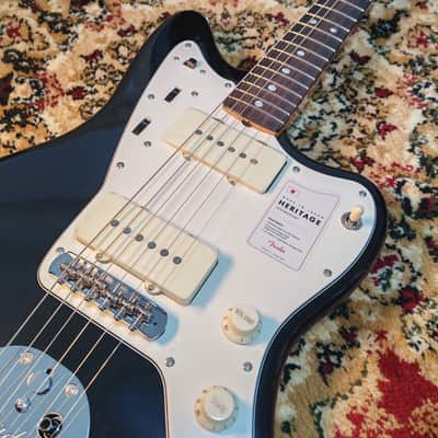 *NEW IN BOX* 2026 Fender Japan Heritage 60s Jazzmaster Black Nitro Lacquer Finish with Matching Headstock, Fender Flagship Tokyo Store Exclusive Color, MIJ JD26 image 6