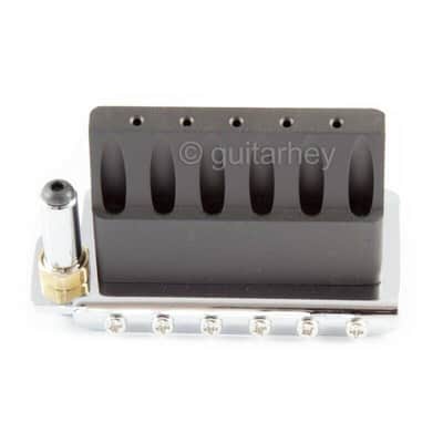 NEW Gotoh 510T-SF2 Non-locking Tremolo Bridge Steel Saddles 37mm Block - CHROME image 4