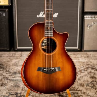 Taylor Custom Shop #13198 12-Fret Grand Concert Acoustic/Electric Guitar - Brazilian Rosewood/Sinker Redwood with Hardshell Case image 3