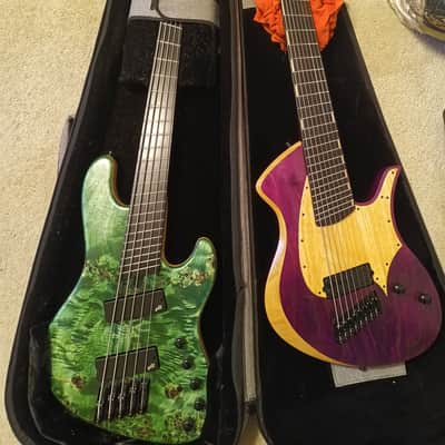 Badstroke Wendigo Multiscale 8-String Fan Fret Rare image 8