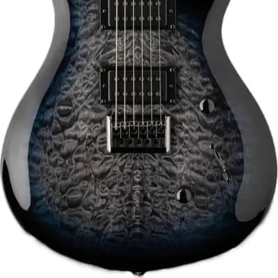 PRS SE Mark Holcomb Signature Electric Guitar, Ebony Fingerboard, Holcomb Blue Burst image 2