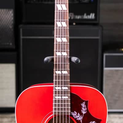 Gibson Hummingbird Special Acoustic/Electric Guitar - Satin Vintage Cherry Sunburst with Gig Bag image 5
