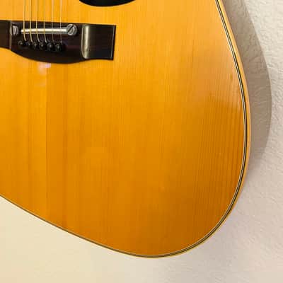 Hohner HG-06 Dreadnought Acoustic Guitar Made By Morris MIJ 1970’s - Gloss Natural image 11