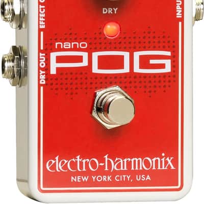 Electro Harmonix Nano Pog Pitch Shifter Guitar Effects Pedal image 1