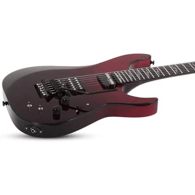 Schecter Reaper-6 Elite FR-S Sustainiac - Ebony Fingerboard, Blood Burst image 2