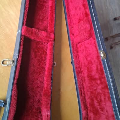 Gibson Bass Flying Bass Case 70s/80s - Black/Red Inside image 5