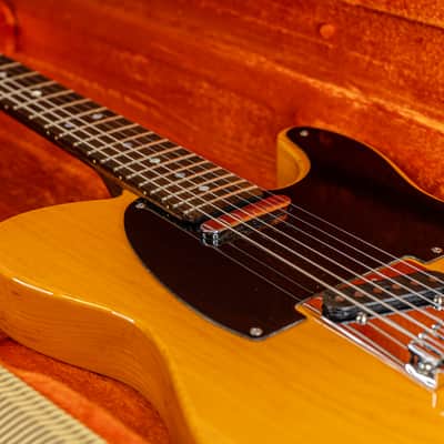 Warmoth Rosewood Neck Parts Telecaster w/ Butterscotch Ash Body, Tweed Fender HSC image 4