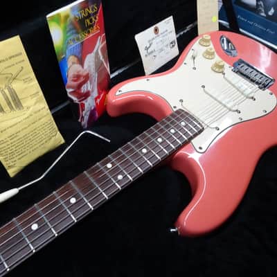 Fender Strat Plus Deluxe-1989 - Dusty Rose- RARE RARE Finish--with Rosewood- Wilkinson Nut- TBX- Lace Sensors- image 11