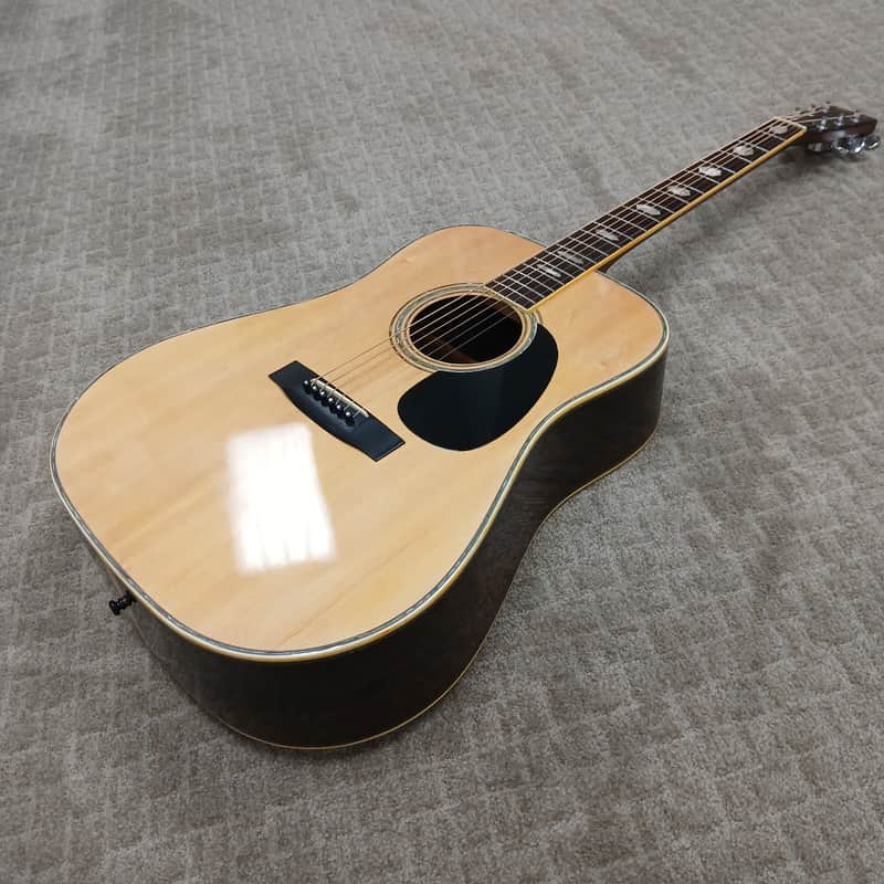Vintage 1973 Morris W-40 Dreadnought w/ Original Hard Shell Case image 1