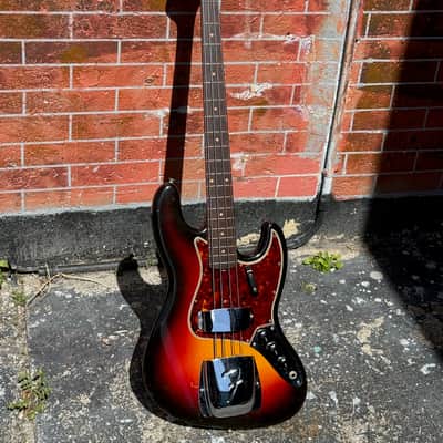 Fender Jazz Bass 1961 - 1 Family owned a 100% untouched 3-knob Slab Neck still sporting its original strings ! image 2