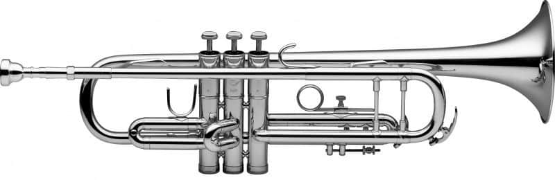 Levante Bb Trumpet With Case Silver Plated W 1st Slide Saddle & 3rd Slide RingĀ 2 Year Warranty image 1