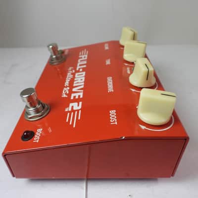 Fulltone Custom Shop Full Drive 2 Overdrive Effects Pedal Fiesta Red w/Box image 4