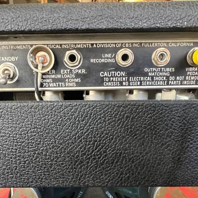 Vintage 1980 Fender Super Reverb Silverface 70 W 4x10" Guitar Combo Tube Amplifier w foot switch image 20