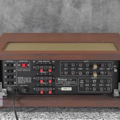 McIntosh C27 Stereo Preamplifier in Very Good condition image 11