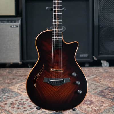 Taylor Custom Shop T5z Custom #C0957 Hawaiian Koa/Shamel Ash Hollow Body Electric Guitar with Hardshell Case image 3