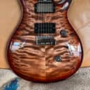2021 PRS Custom 24 Wood Library - Burnt Maple Leaf - Massive Quilt - Torrefied Flame Maple Neck