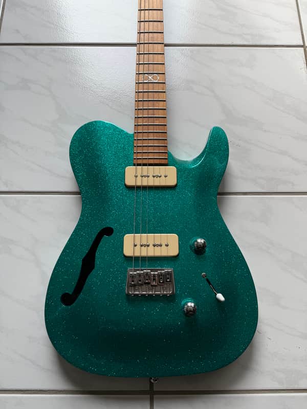 Chapman ML3 Pro Semi Hollow 2022 - Aventurine Green image 1