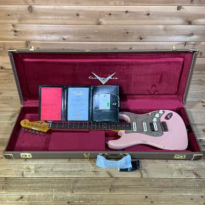 Fender Custom Shop Limited Edition Tyler Bryant "Pinky" Stratocaster Relic Electric Guitar - Aged Shell Pink image 7