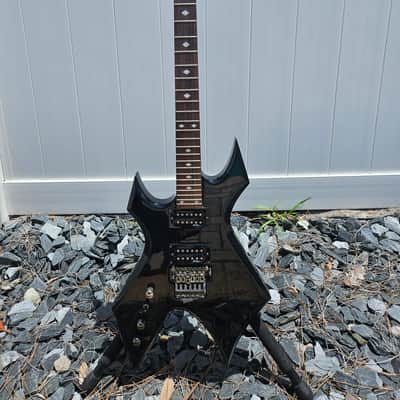 Left Handed 2002 BC Rich Warlock NJ Series - Black w/ case and more image 3
