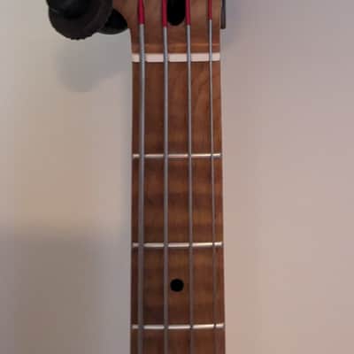 Wide Load Short Scale Tele Bass - Metallic Sherwood Green image 3