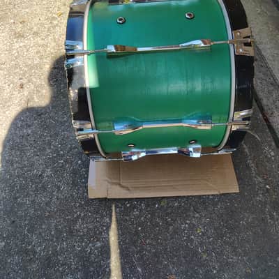14"(Depth)x 18"(Diameter) Marching Bass Drum - Green image 4