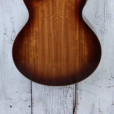 Ibanez AE160 Acoustic Electric Guitar Solid Spruce Top Vintage Mahogany Sunburst image 9