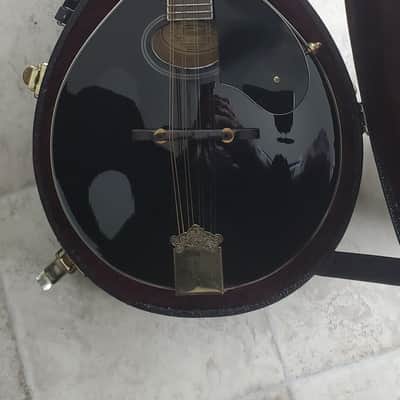 Washburn M1SDLB Bluegrass Series A-Style Mandolin 2010s - Black image 5
