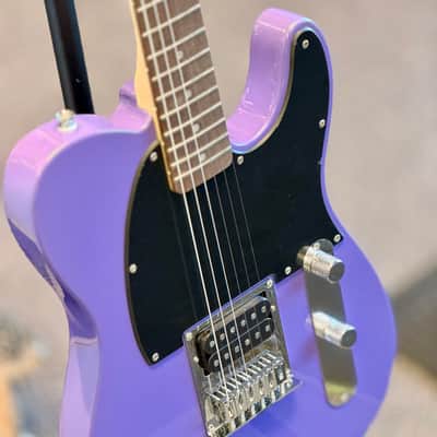 Squier by Fender Sonic Esquire Electric Guitar, Ultraviolet image 2