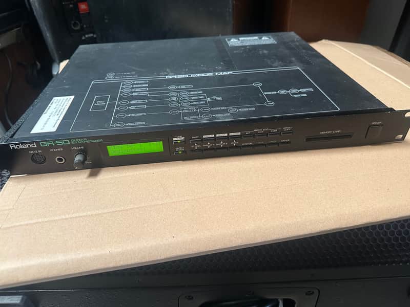 Roland GR-50 Guitar Synthesizer 1988 - 1994 - Black image 1