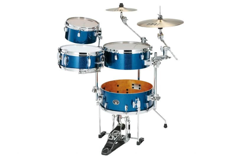 Tama Silverstar Indigo Sparkle Cocktail Kit + Bags + Hardware image 1