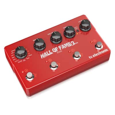 TC ELECTRONIC HALL OF FAME 2 X4 RIVERBERO A PEDALE PER CHITARRA TRUE BYPASS TECNOLOGIA MASH + 6 SLOT TONEPRINT MIDI - USB image 3