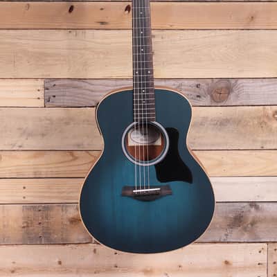 Taylor GS Mini-e Special Edition Acoustic/Electric Guitar Blue Burst w/ Gigbag image 4