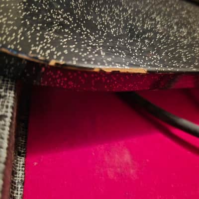 Silvertone 1449 with Case Amp 1963 - 1964 - Black Sparkle image 9