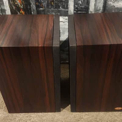 Sony Vintage Sony SS-X150 Bookshelf Speakers 1981 - Redwood veneer image 3