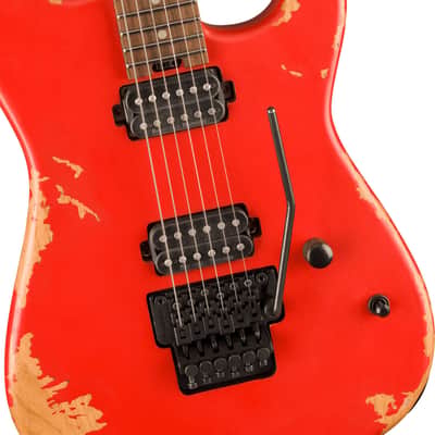 SPECIAL ORDER! Charvel Pro-Mod Relic San Dimas Style 1 HH FR PF guitar Weathered Orange image 6