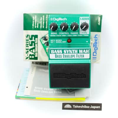 Digitech X-Series Bass Synth Wah Envelope Filter With Original Box Guitar Effect Pedal XBWV00022508