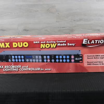 Elation DMX-DUO 96-Channel Lighting Recorder/Controller Black image 9
