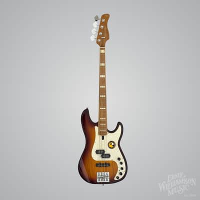 Sire P8ASH4TS Swamp Ash Bass Guitar, Tobacco Sunburst image 5