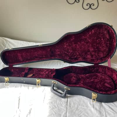 Early 2000's Gibson Custom Shop "Custom/Art/Historic" Les Paul Black Tolex Plush Hardshell Case image 10