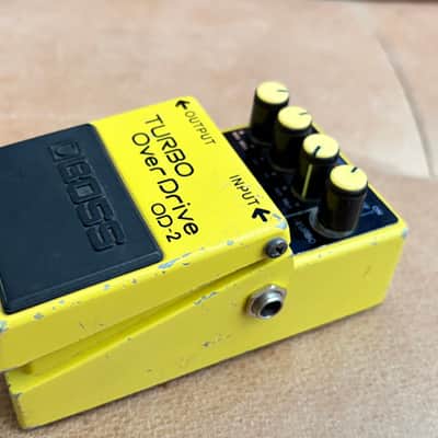 Boss OD-2 Turbo OverDrive (Black Label) 1988 - 1995 - Yellow image 2